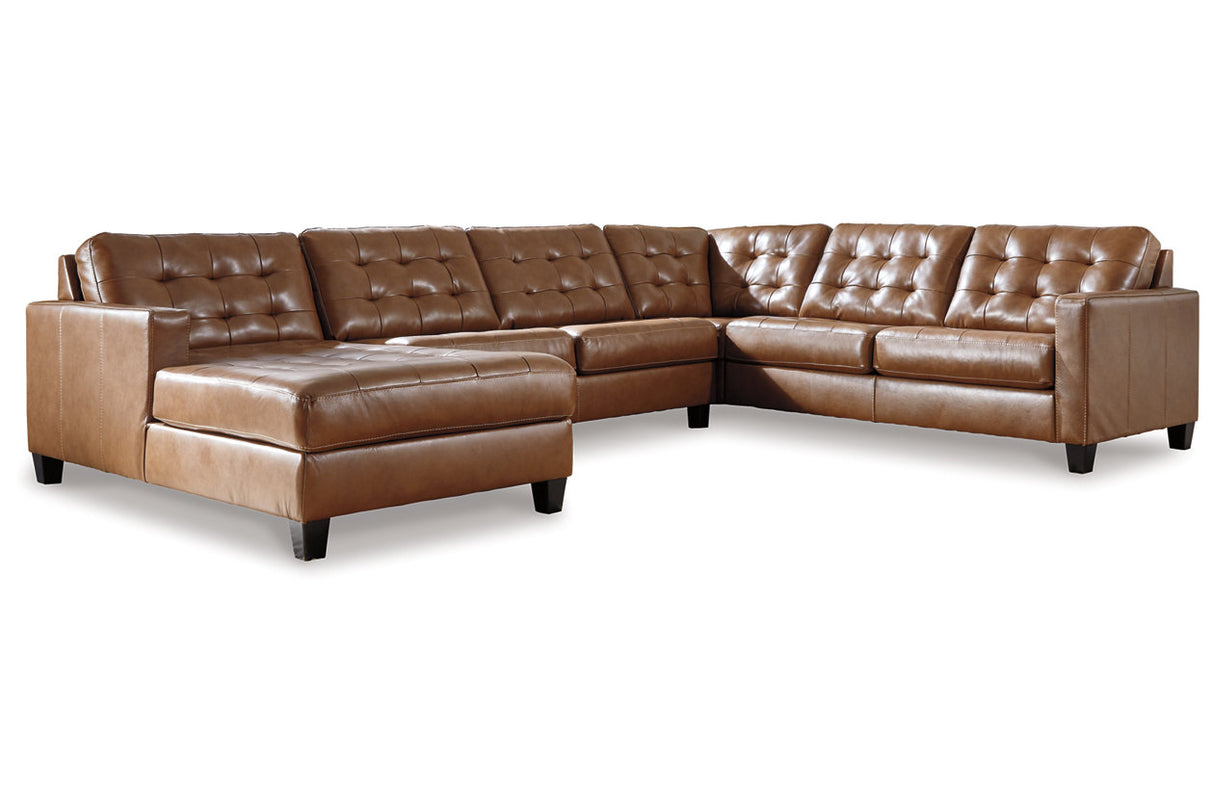 Baskove Auburn 4-Piece Sectional with Chaise from Ashley - Luna Furniture