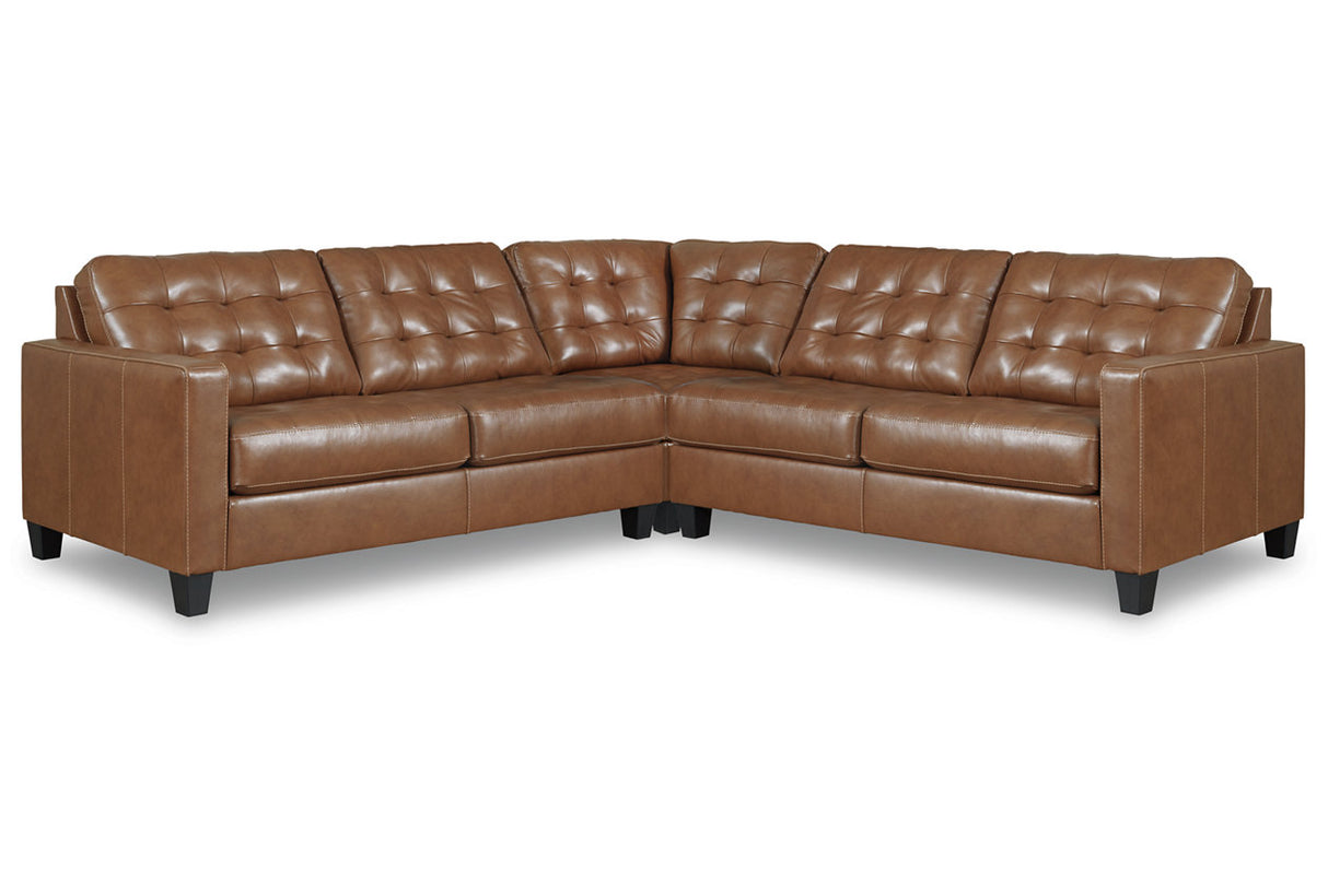 Baskove Auburn 3-Piece Sectional from Ashley - Luna Furniture