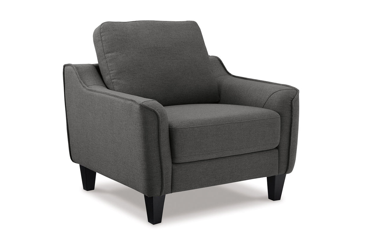 Jarreau Gray Sofa Chaise Sleeper and Chair -  Ashley - Luna Furniture