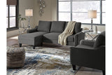 Jarreau Gray Sofa Chaise Sleeper and Chair -  Ashley - Luna Furniture