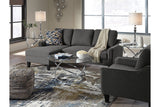 Jarreau Gray Sofa Chaise Sleeper and Chair -  Ashley - Luna Furniture