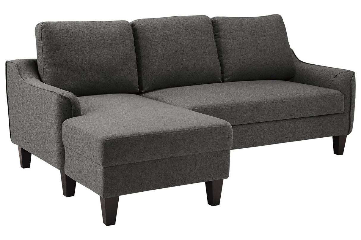 Jarreau Gray Sofa Chaise Sleeper and Chair -  Ashley - Luna Furniture