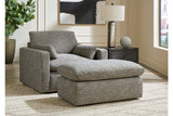 Dramatic Granite Sofa, Loveseat, Oversized Chair and Ottoman -  Ashley - Luna Furniture