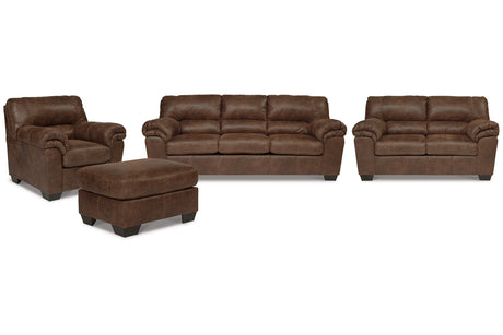 Bladen Coffee Sofa, Loveseat, Chair and Ottoman -  Ashley - Luna Furniture