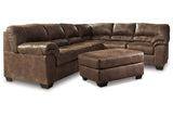 Bladen Coffee 3-Piece Sectional with Ottoman -  Ashley - Luna Furniture