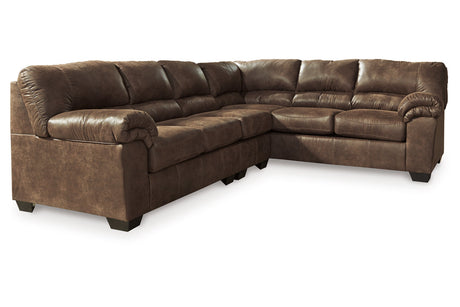 Bladen Coffee 3-Piece Sectional with Ottoman -  Ashley - Luna Furniture