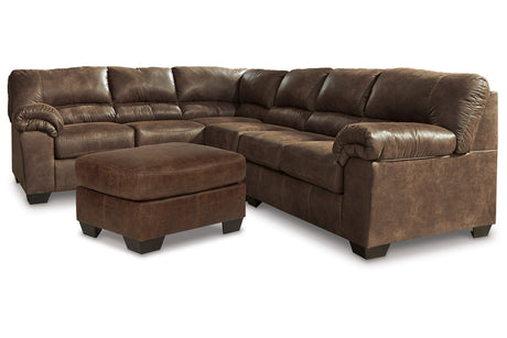 Bladen Coffee 3-Piece Sectional with Ottoman -  Ashley - Luna Furniture