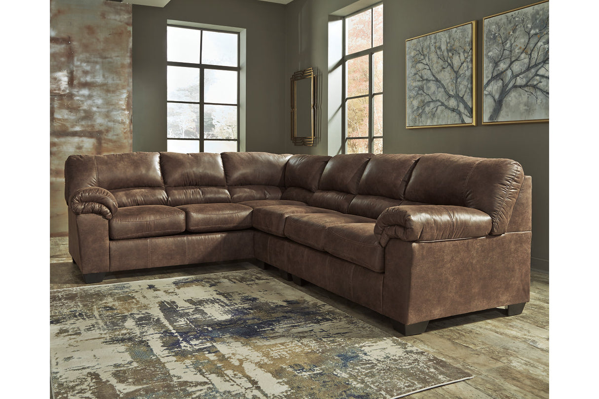 Bladen Coffee 3-Piece Sectional -  Ashley - Luna Furniture