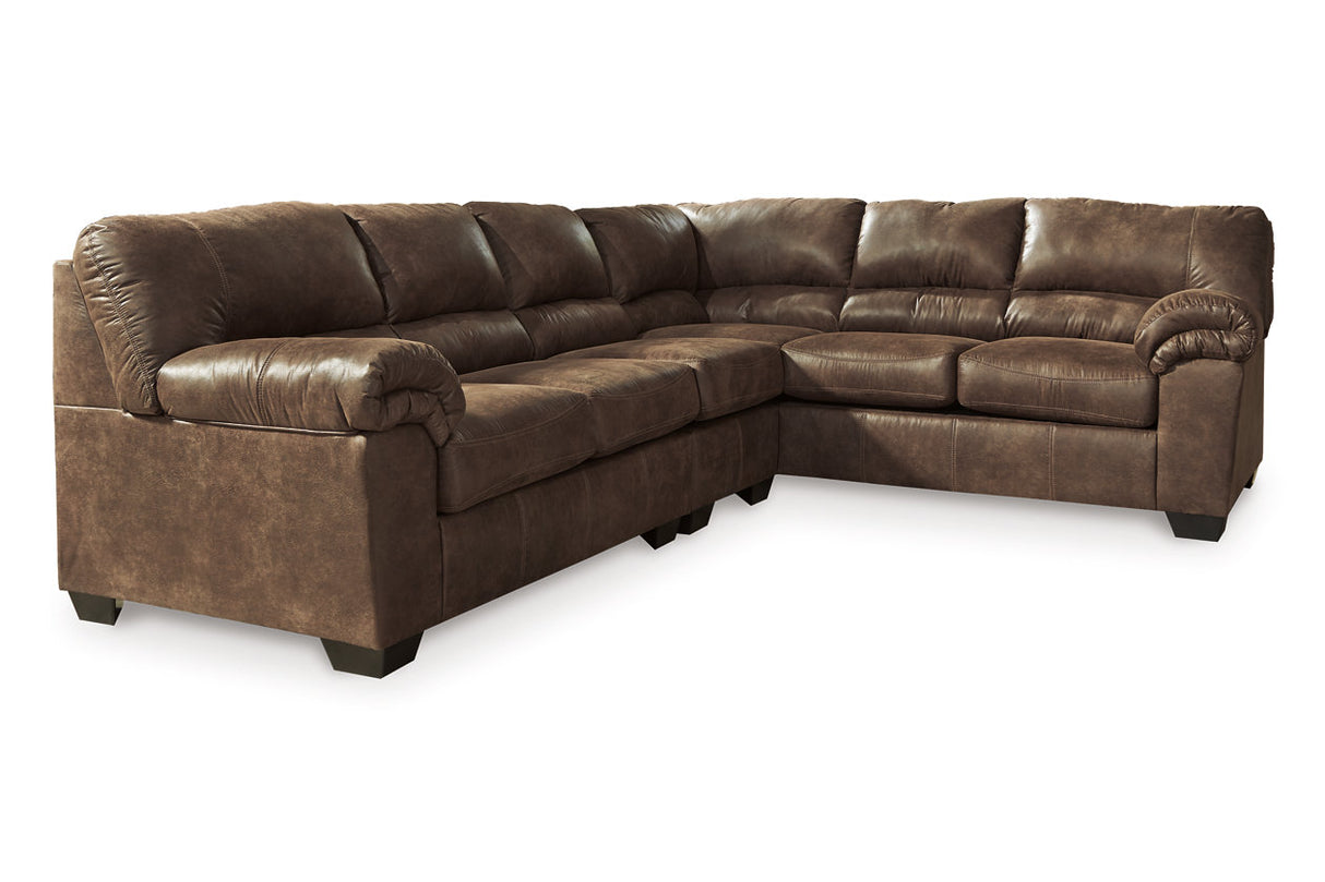 Bladen Coffee 3-Piece Sectional with Ottoman -  Ashley - Luna Furniture