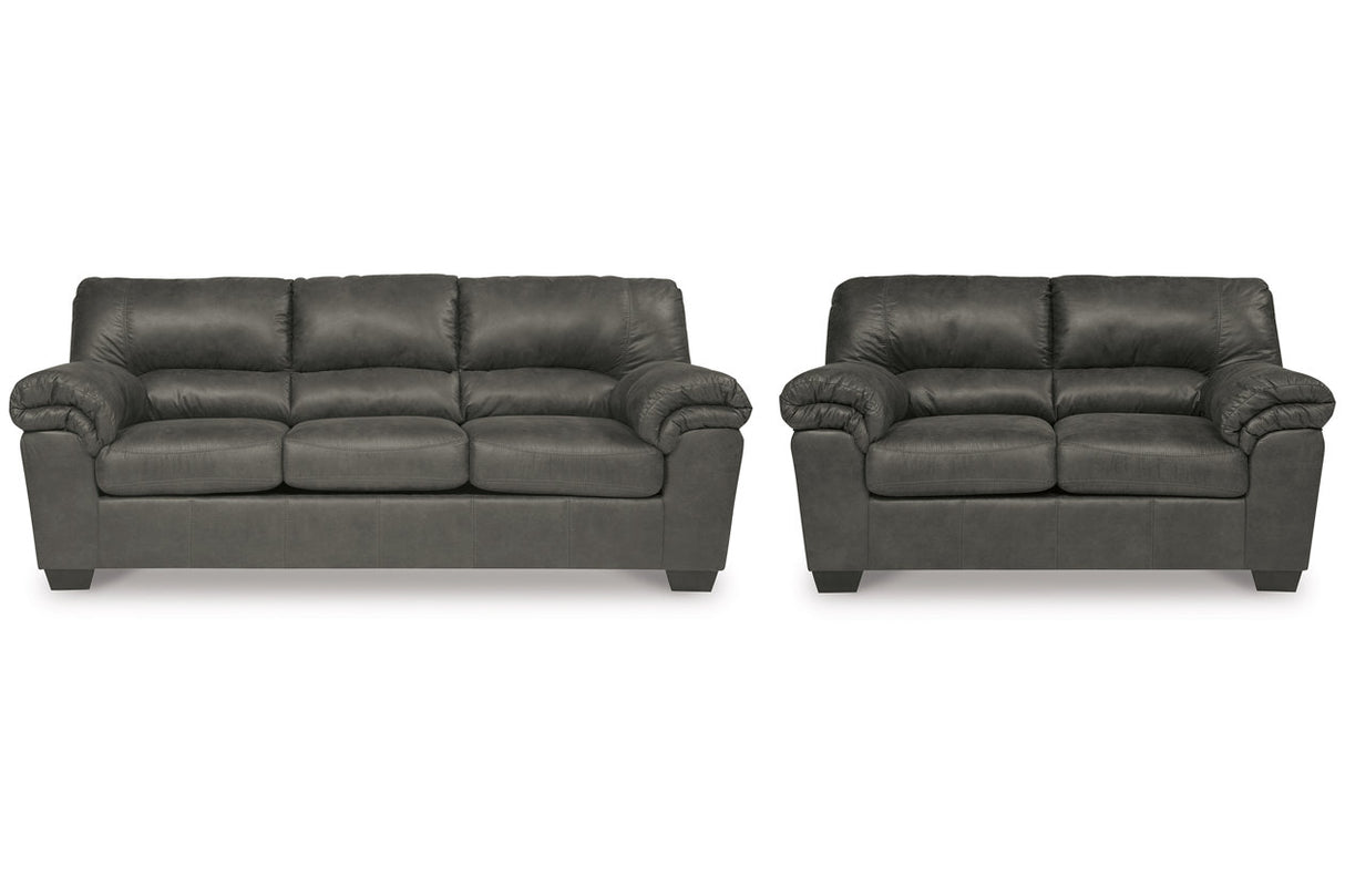 Bladen Slate Sofa and Loveseat -  Ashley - Luna Furniture