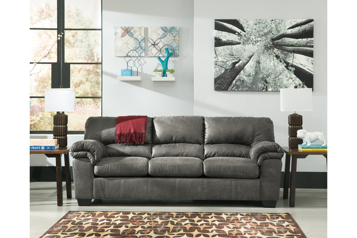 Bladen Slate Sofa and Recliner -  Ashley - Luna Furniture