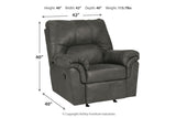 Bladen Slate Sofa and Recliner -  Ashley - Luna Furniture