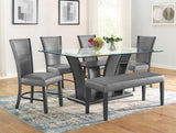 Camelia Gray/Gray Dining Set -  Crown Mark - Luna Furniture