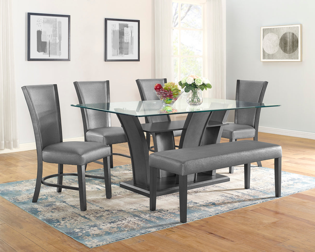 Camelia Gray Dining Table -  Crown Mark - Luna Furniture