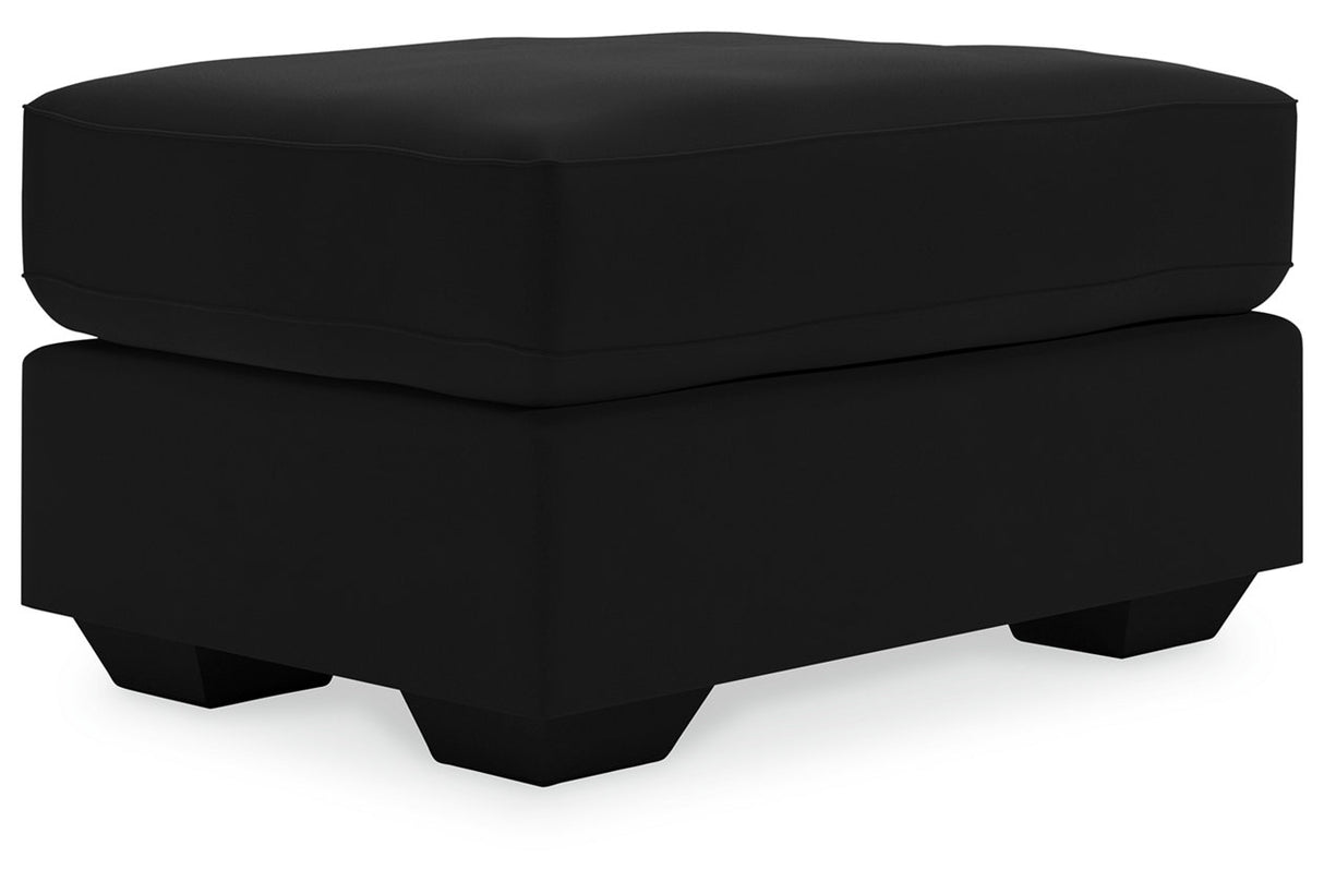 Gleston Onyx Loveseat, Chair and Ottoman -  Ashley - Luna Furniture