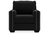 Gleston Onyx Chair and Ottoman -  Ashley - Luna Furniture