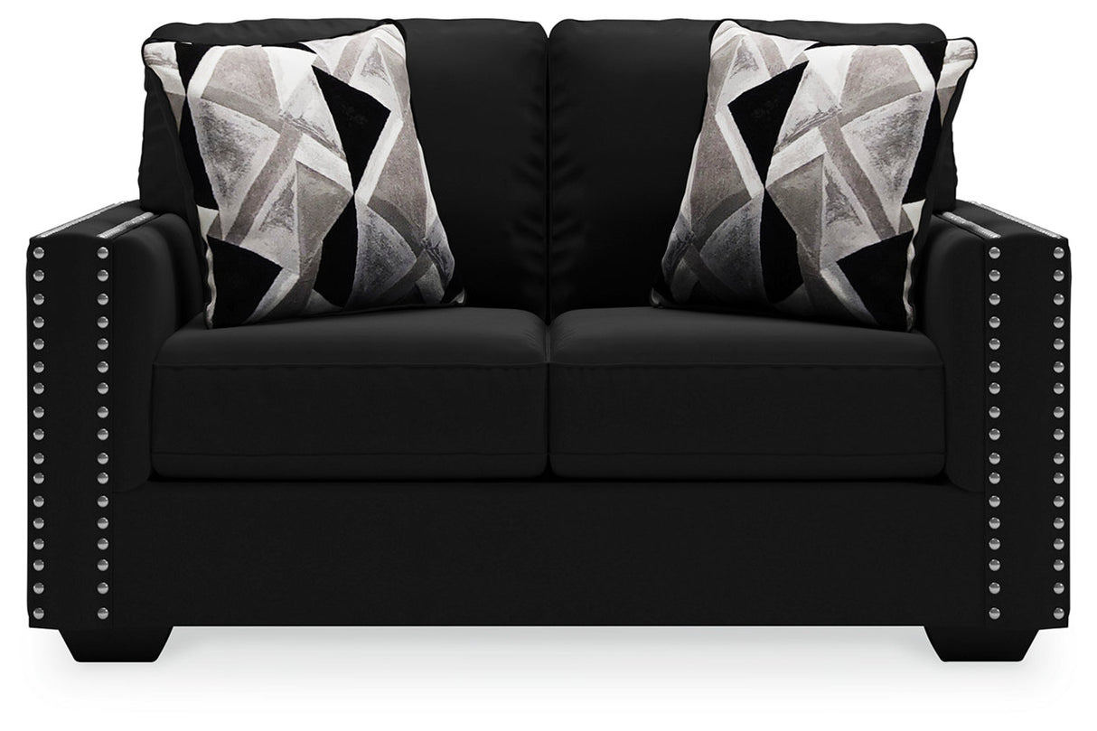 Gleston Onyx Loveseat and Chair -  Ashley - Luna Furniture