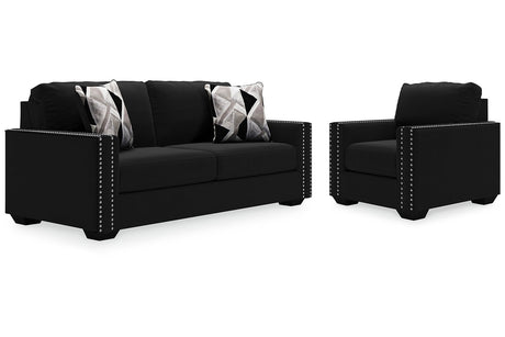 Gleston Onyx Sofa and 2 Chairs -  Ashley - Luna Furniture