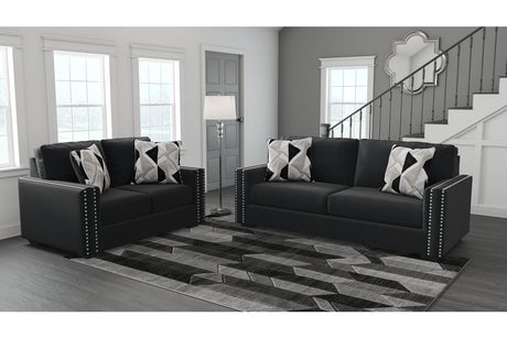 Gleston Onyx Sofa and Loveseat -  Ashley - Luna Furniture