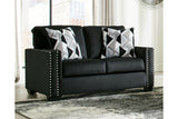 Gleston Onyx Loveseat, Chair and Ottoman -  Ashley - Luna Furniture