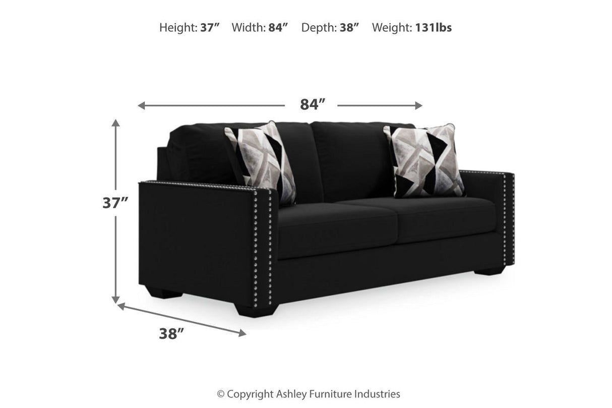 Gleston Onyx Sofa and 2 Chairs -  Ashley - Luna Furniture