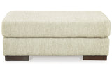 Caretti Parchment Sofa, Loveseat, Oversized Chair and Ottoman from Ashley - Luna Furniture