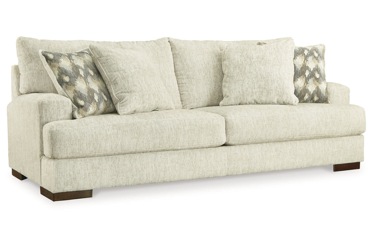 Caretti Parchment Sofa, Chair and Ottoman from Ashley - Luna Furniture