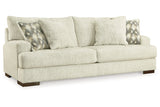 Caretti Parchment Sofa, Loveseat, Oversized Chair and Ottoman from Ashley - Luna Furniture