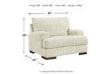 Caretti Parchment Sofa, Chair and Ottoman from Ashley - Luna Furniture