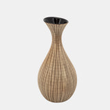 13"h Sorori Vase, Beige from Sagebrook Home - Luna Furniture