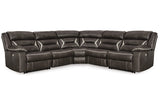 Kincord Midnight 5-Piece Power Reclining Sectional -  Ashley - Luna Furniture