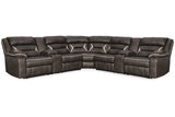 Kincord Midnight 3-Piece Power Reclining Sectional -  Ashley - Luna Furniture