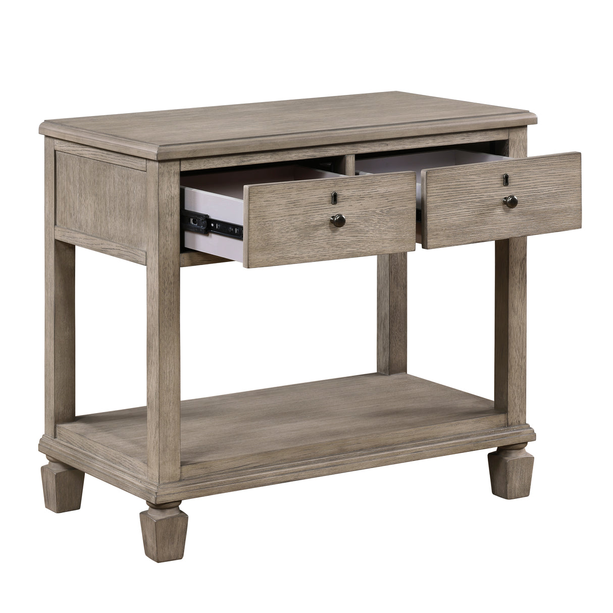 Marceline Gray Oak Nightstand from Homelegance - Luna Furniture