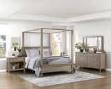 Marceline Gray Oak Mirror from Homelegance - Luna Furniture