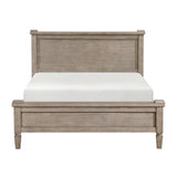 Marceline Gray Oak Eastern King Canopy Platform Bed from Homelegance - Luna Furniture