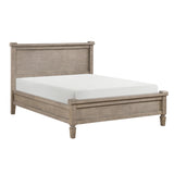 Marceline Gray Oak Eastern King Canopy Platform Bed from Homelegance - Luna Furniture