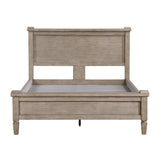 Marceline Gray Oak Eastern King Canopy Platform Bed from Homelegance - Luna Furniture