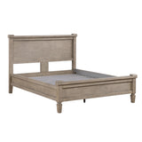 Marceline Gray Oak Eastern King Canopy Platform Bed from Homelegance - Luna Furniture