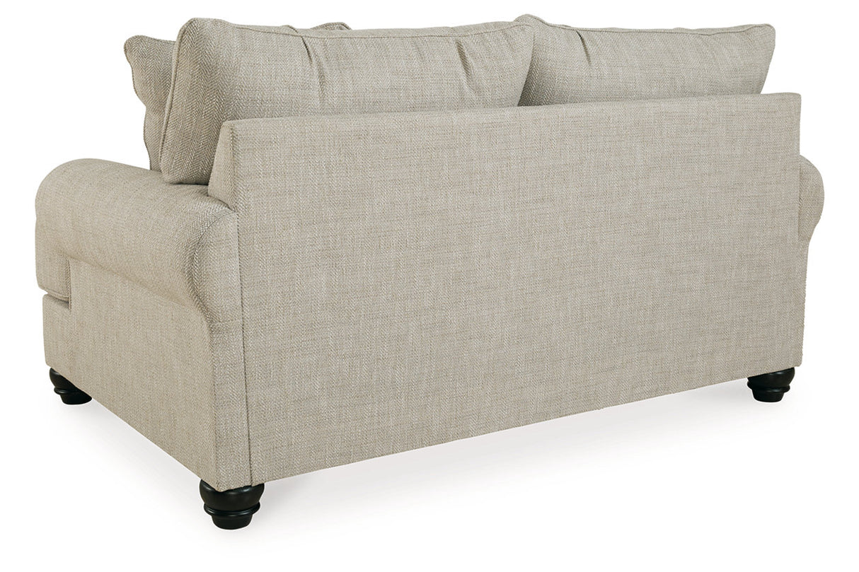 Asanti Fog Sofa, Loveseat, Oversized Chair and Ottoman from Ashley - Luna Furniture