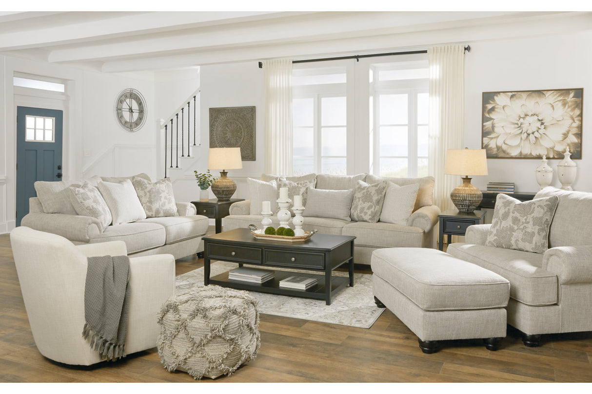 Asanti Fog Sofa, Loveseat and Ottoman from Ashley - Luna Furniture