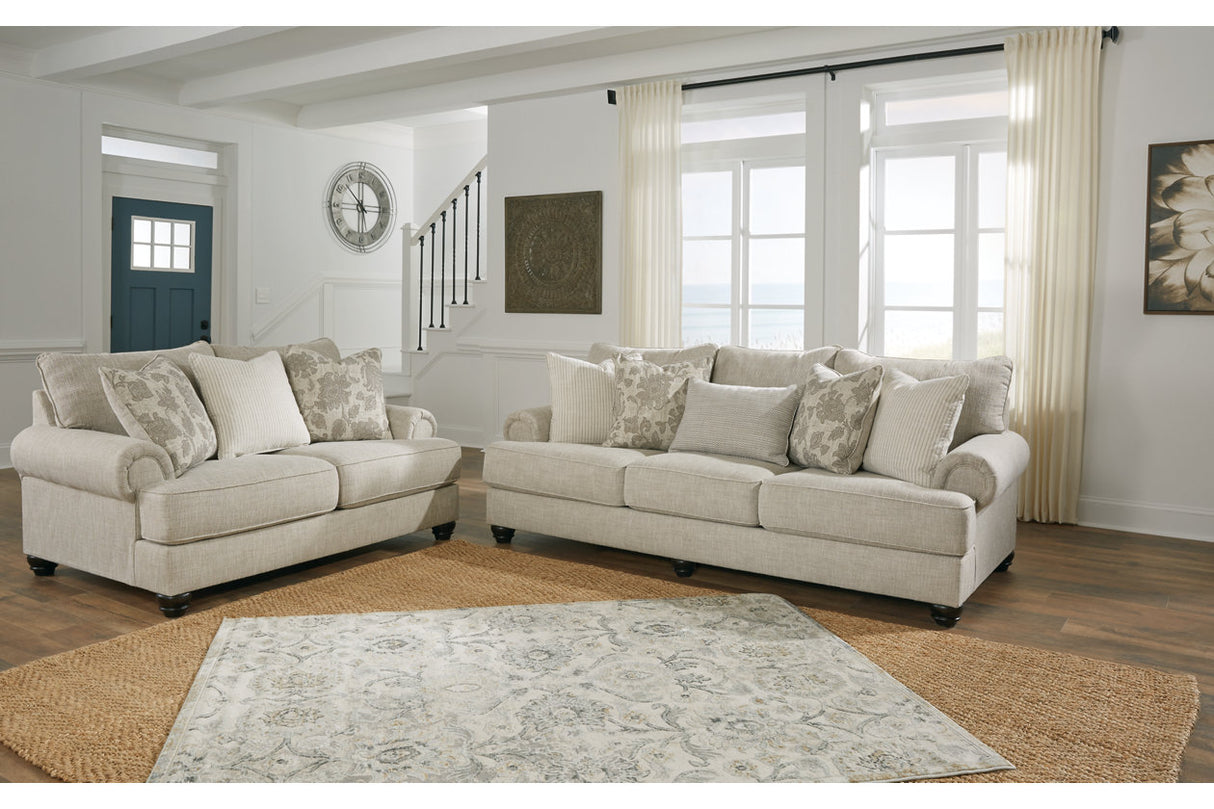 Asanti Fog Sofa, Loveseat, Oversized Chair and Ottoman from Ashley - Luna Furniture