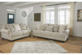 Asanti Fog Sofa, Loveseat and Ottoman from Ashley - Luna Furniture