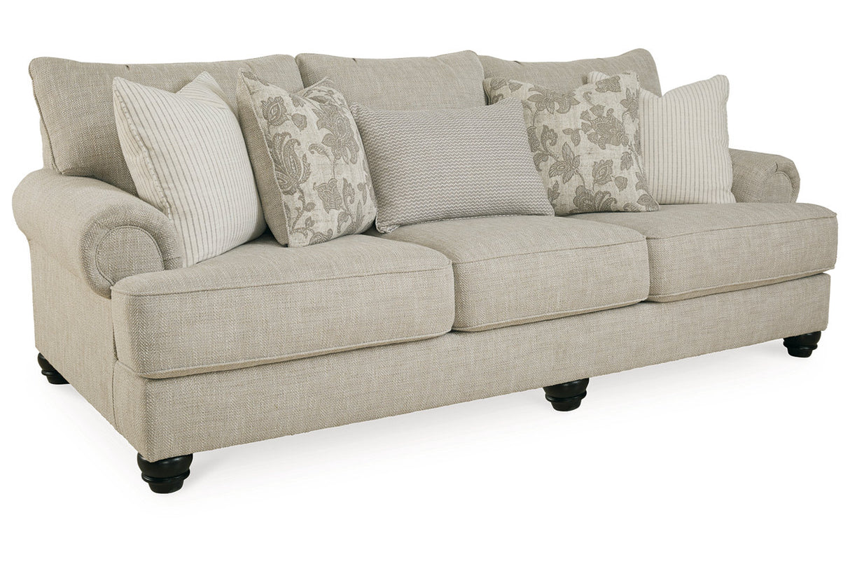 Asanti Fog Sofa, Loveseat, Oversized Chair and Ottoman from Ashley - Luna Furniture