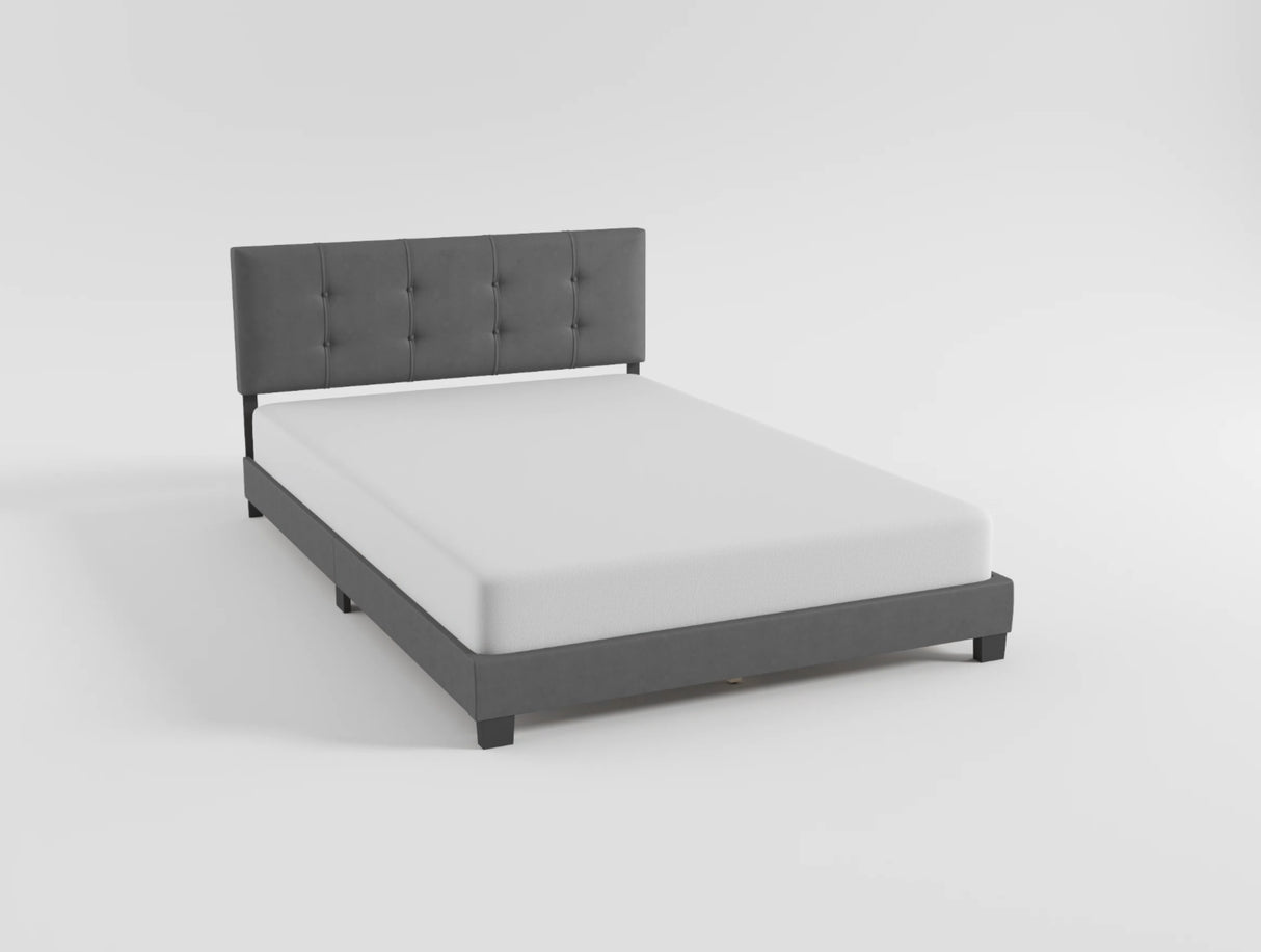 Bari Brown Full Platform Bed from Homelegance - Luna Furniture