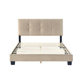 Bari Brown Full Platform Bed from Homelegance - Luna Furniture