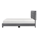 Bari Dark Gray Full Platform Bed from Homelegance - Luna Furniture