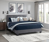 Bari Dark Gray Full Platform Bed from Homelegance - Luna Furniture