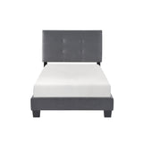 Bari Dark Gray Twin Platform Bed from Homelegance - Luna Furniture