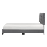 Bari Dark Gray Twin Platform Bed from Homelegance - Luna Furniture