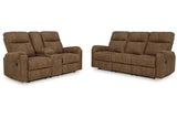 Edenwold Brindle Reclining Living Room Set from Ashley - Luna Furniture